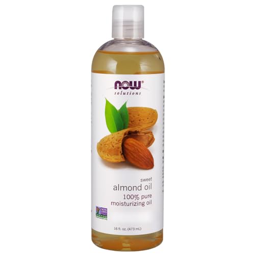 Now Foods, Almond Oil (Aceite de Almendras Dulces), 473ml, Probado en Laboratorio, Sin Soja, Vegano, No GMO