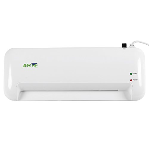 Image of Apache 9 Inch Laminator Machine with 20 Laminating Sheets, Thermal Laminating Machine, Reliable, Anti-Jam, 8.5x11 A4 A5 A6 Compatible for Home Office School Use, AL9W2