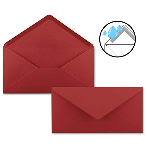 Gummed Envelopes, 14 - Dark Red, 150 Umschläge - Image 3