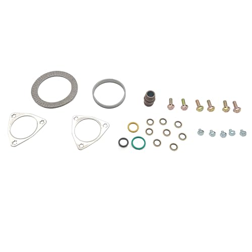 Image of PartsFlow Turbo Hardware Mounting Install Kit, Mounting Seal Set Compatible With 2008 2009 2010 Ford F-250 F-350 F-450 F-550 6.4L V8 Turbo Diesel 8C3Z9T514A