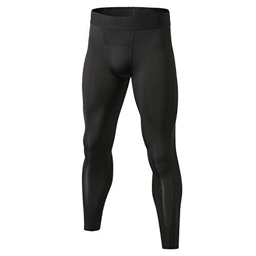 Cargfm Men's Compression Pants Athletic Leggings Active Running Tights Cycling Workout Base Layer Pants #TOP7