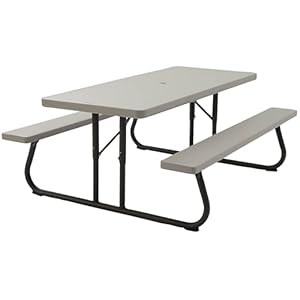 Lifetime Folding Picnic Table, 6-Foot Lifetime Folding Picnic Table 6 Foot