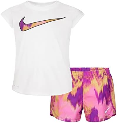 Nike Girl 4-6x Dri-FIT Graphic Tee and Sprinter Set (L-6)