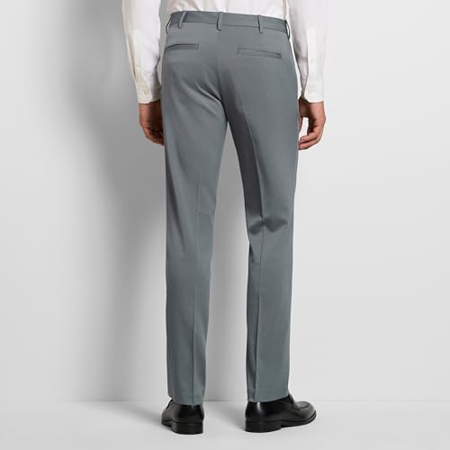 Van Heusen Men's Temperature Control Slim Fit Flat Front Stretch Dress Pant, Non-Iron, Stretchable Waistband, Cooling Fabric4
