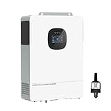 POWLAND 10000W Grid-Tied Hybrid Solar Inverter with WiFi | Battery-Free Design | 48V DC to 120V/240V AC Split Phase | Built-in 250A MPPT | Works with 48V LiFePO4/Lead Acid Batteries, UL1741