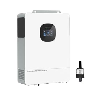 POWLAND 10000W Grid-Tied Hybrid Solar Inverter with WiFi | Battery-Free Design | 48V DC to 120V/240V AC Split Phase | Built-in 250A MPPT | Works with 48V LiFePO4/Lead Acid Batteries, UL1741