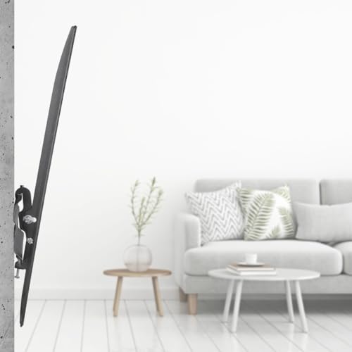 Tilting TV Wall Mount 165 cm (65 inches) up to 35 kg, Wall Distance 2.8 cm, black, Extra klein - Image 3