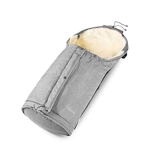 Fellhof HOCHSÖLDEN Kinderwagenfellsack black-melange