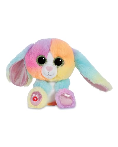 NICI Kuscheltier GLUBSCHIS Hase Hoppibow 15cm - bunt - Stofftier aus weichem Plüsch niedliches Plüschtier zum Kuscheln und Spielen für Kinder & Erwachsene tolle Geschenkidee - 62497