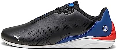 PUMA Men's BMW M MOTORSPORT DRIFT CAT DECIMA Sneaker, PUMA Black-Pro Blue, 8.5 | Image 4