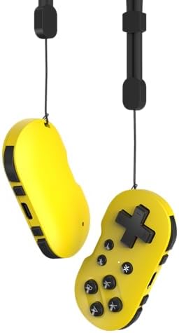 CRKD ATOM - Collectible Keychain Controller for Nintendo Switch, PC, Mac, Mobile and Smart TV (Yuzu Yellow)