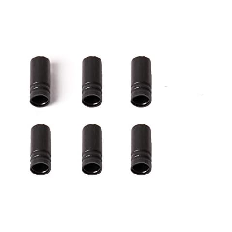 6 Stück Shimano Fahrrad Schaltzug Endkappe Schaltzughülle 4mm Schwarz Cover