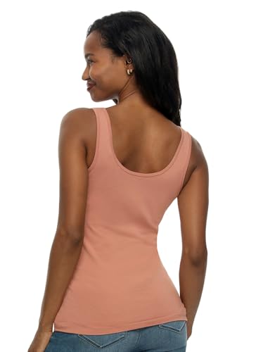 Image of Felina Reversible Cotton Womens Tank Top | 4-Pack