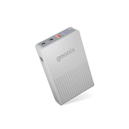 Image of Geonix Trot R7 Pro Mini UPS for Wi-Fi Router & Modem | 8-20 Hours Backup | 4x2000mAh Battery | 12V /9V /5V Output | Zero Lag Switching, CCTV Camera, Set-Top Box, Cordless Phone (Gray)