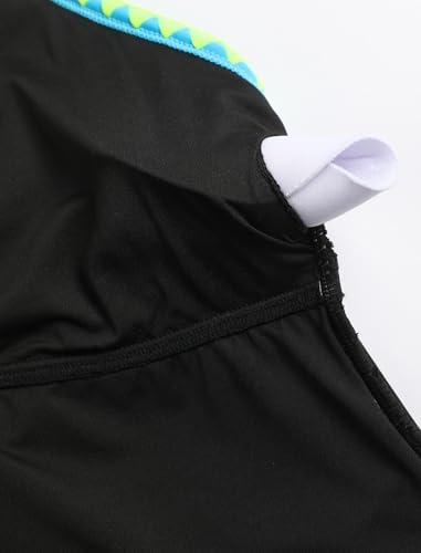 Image of ZAFUL Womens Tankini Swimsuits V Neck Push Up Swim Top Color Block Tummy Control High Waisted Bathing Suits Swim Bottom