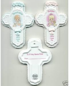 John Jesus Loves Me Wall Cross Baby Precious Moments