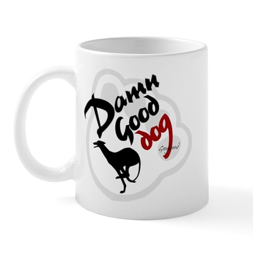 Taza de cerámica CafePress 11 oz gris miniatura 1