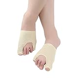 Dr.Koyama Bunion Aid Sleeves Big Toe Bunion Pain Relief Tailor's Bunion Regulator Bunion Toe Straightener Separator Pinky Toe Bunion Protector for High Heels-Large