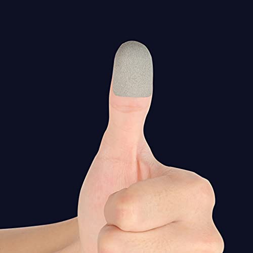 TONKBEEY 10 adesivos de dedo de jogo móvel para tela sensível ao toque, à prova de suor e respiração
