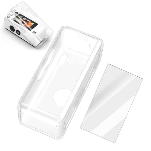 For Kodak Charmera ��p �ی�P�[�X TPU �N���A ���� ���΂ݖh�~ ���^�y�� �S�ʕی� �����Y�ی� �����J�b�g�A�E�g �\�t�g�P�[�X For �R�_�b�N�`��������/�J�������D�Ɨp �A�N�Z�T���[