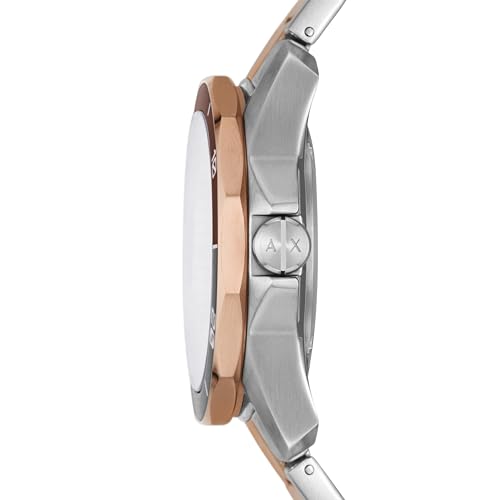 Image of Armani Exchange A|X Dive-Inspired Stainless Steel Watch for Men