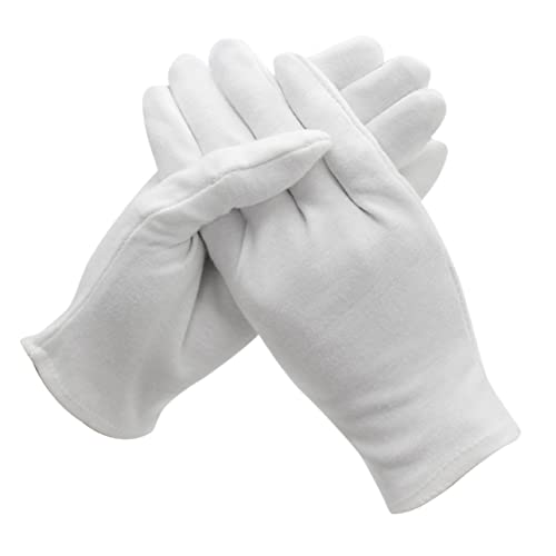 SAFIGLE 12 Pares guantes de seguridad Guantes de jardinería subasta para el trabajo guantes de trabajo calientes guantes de algodón guantes industriales