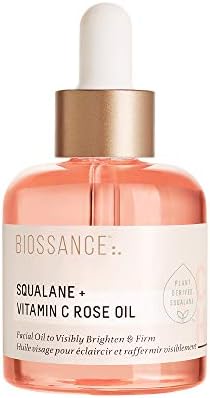 BIOSSANCE Squalane + Vitamin C Rose Oil, 30ml