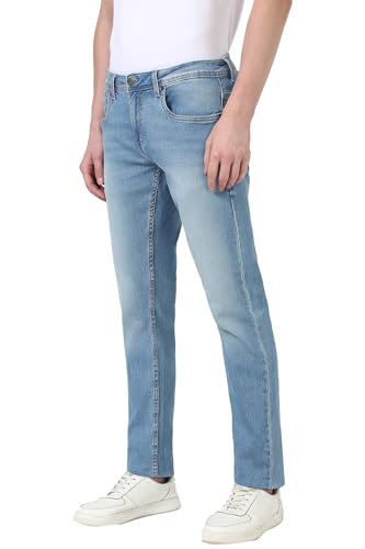 Image of Peter England Men Mid Rise Everyday Skinny Fit Jeans