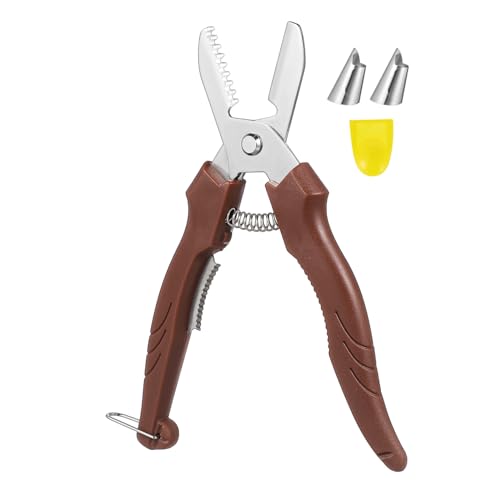 BIUDECO 板栗開口剪 栗皮むき器 ステンレス製 多機能ナッツクラッカー 指保護カバー付 コンパクト設計 家用 アウトドア用 くるみ ヘーゼルナ