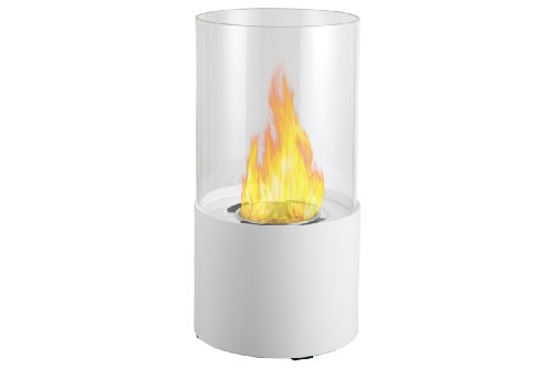 Portable Ventless Bio Ethanol Tabletop Fireplace - Circum White | Ignis