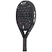 Siux Black Carbon Revolution 24K 2022 Padel Racket | Unisex | Large Triangular Hole Core for Stable Swings I Superior Aerodynamics