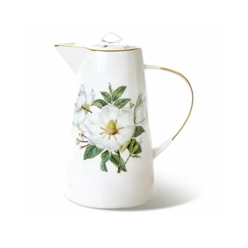 Hervidor frío Jarra de agua de 1200 ml con tapa y asa, tetera de porcelana china, jarra de agua vintage, for cocina, bebidas frías o calientes, cafetera, zumo Juego de jarra de agua para agua fría/cal