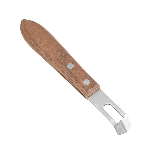 Generic Channel Knife, Lemon Peeler Zester Tool, Wood & Stainless Steel Peeler thumb #4