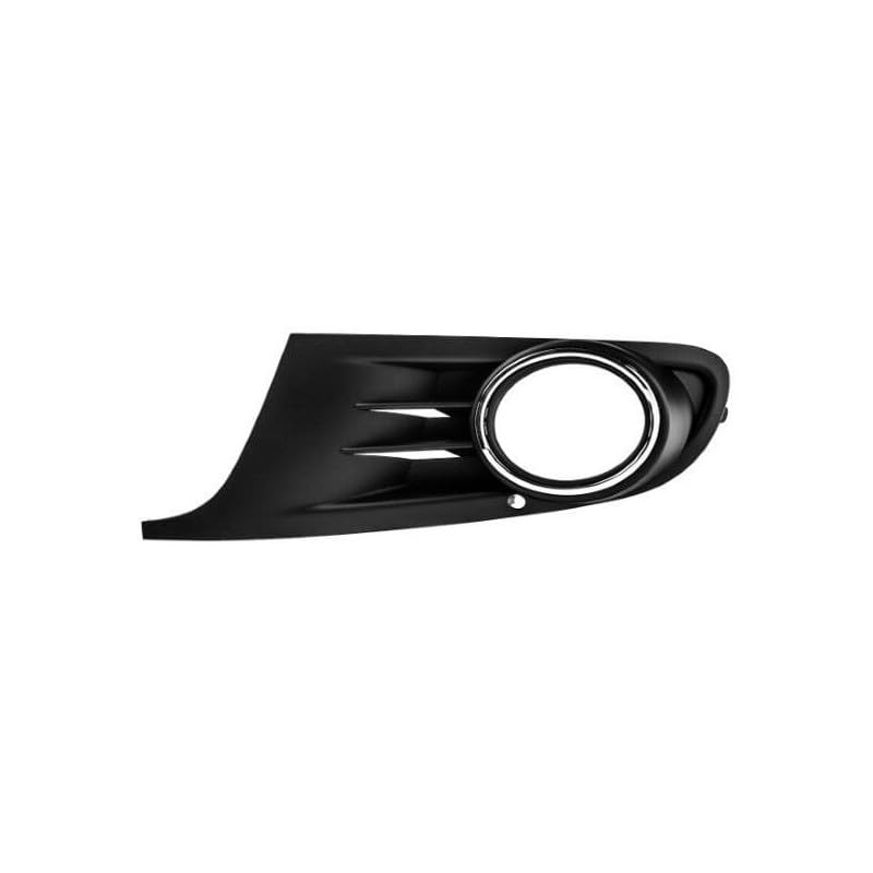 Grille de pare-choc avant gauche noire avec trou pour anti-brouillard compatible avec Volkswagen Golf 6 2008-2012