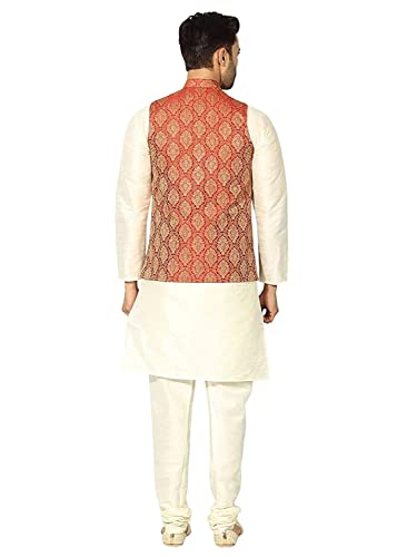 Image of Men's Kurta Pyjama with Nehru /Modi Jacket