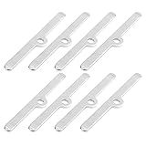X AUTOHAUX 8pcs 4 3/4' Valve Cover Spreader Bar Aluminum Alloy Valve Hold Down Tab for Chevy 283 305...