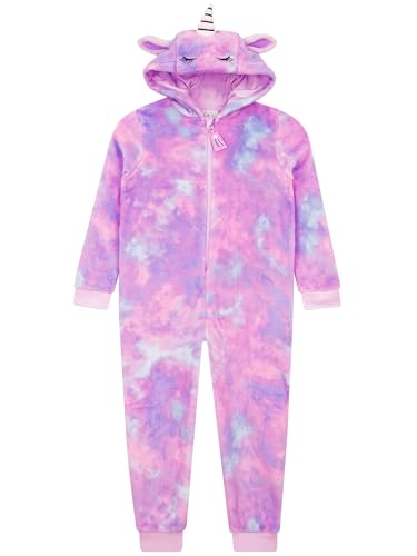 Harry Bear Pijama De Unicornio | Mono Pijama | Pijamas Polares | Pijama Unicornio Niño | Pijama Manta Niño Morado 11-12 Años