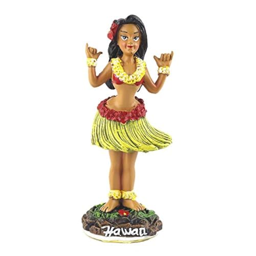Muñeca Dashboard Mini Shaka Hula KC Hawaii miniatura 1