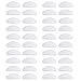 NATUCE 20 Paia Naselli Occhiali Silicone Adesivi Trasparenti, Naselli per Occhiali Adesivi, Naselli Silicone Adesivi per Occhiali (1 mm,Trasparente )