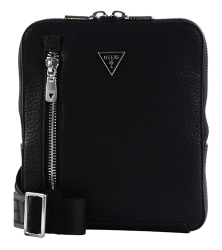 GUESS Torino Xbody Flat Bag Black Sac plat anti-encombrement pour homme