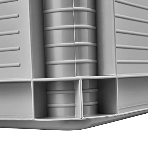 keeeper Transportbox, Stapelbar, Polypropylen, 64 l, Robert, Nordic Grey