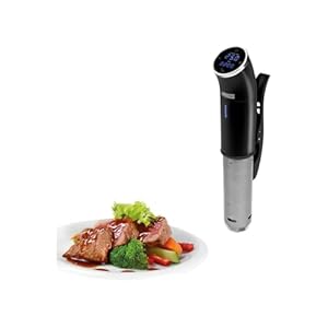 Princess Sous Vide Stick, Timerfunctie, Waterproof, Nauwkeurige temperatuurinstelling, Touchscreen, zwart, 1200 W, 267003