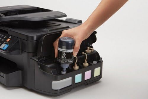 Image of KOSH T7741 /774 Pigment Black Ink Refill Bottle Compatible for M100, M105, M200, M205, L655, L130, L360, L380, L350, L361, L565, L210, L220 Printers