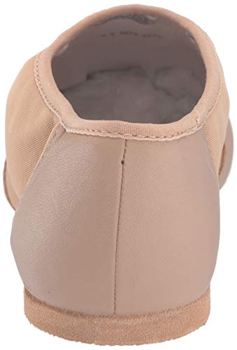 Bloch Women's Neo-Flex Slip-On Leather Jazz Shoes Neoprene Slip-On Split Sole with EVA Forefoot and Heel Pads, High Durability, Superior Fit, Flexibility, Step Dancing