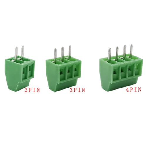 Terminales para PCB de 2,54 mm y conector de bloque con tornillo PENGLIN 2P 3P 4P para electrónica 3