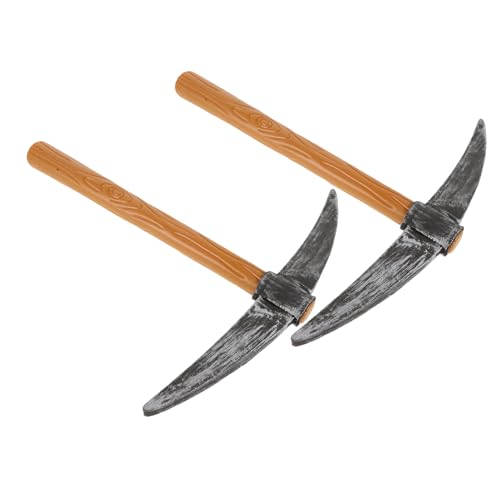 Healvian Lot De 2 Pioches Jouets Nain en Mousse Et Plastique, Accessoire De Déguisement Carnaval, Accessoire De Performance Et Décorative pour Scène Et...