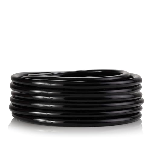 Image of Alpine Corporation 5 /8 Inch Inside and 7 /8 Inch Outside Diameter by 100 Feet Long PVC Tubing for Ponds, Fountains and Waterfalls Circulations, Black