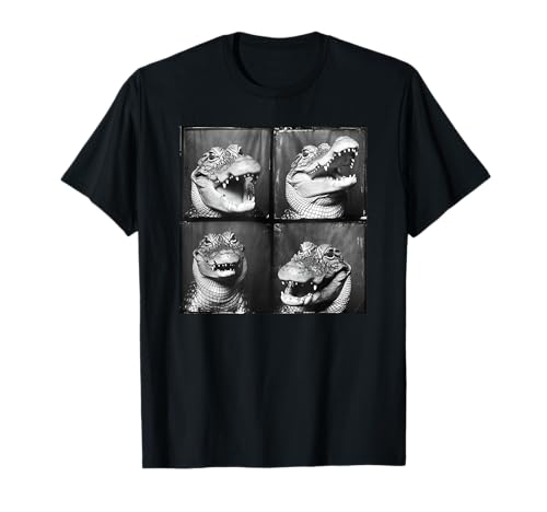 Crocodile Lover Photostrip Quirky Alligator Funny Animal T-Shirt