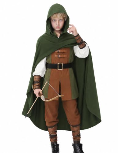 Image of Boys Medieval Renaissance Costumes Kids Pirate Viking Outfit for Halloween