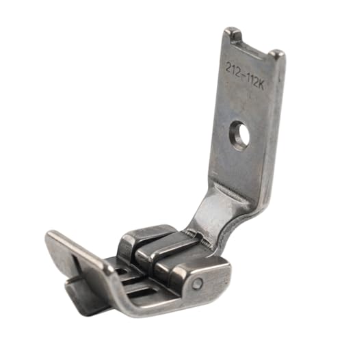 Prensatela doble aguja center edge con guía para máquina de coser miniatura 1